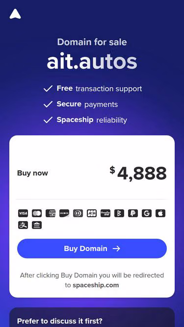Screenshot of ait.autos