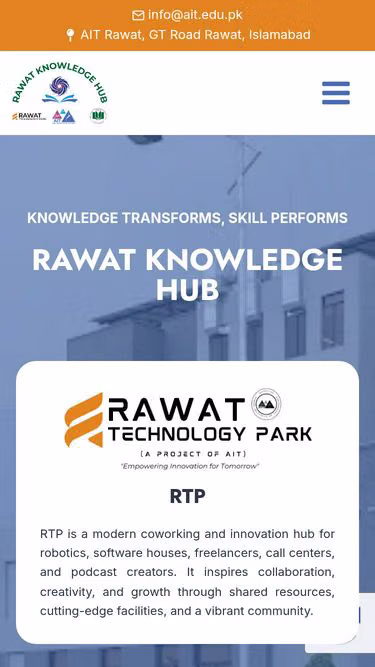 Screenshot of ait.edu.pk