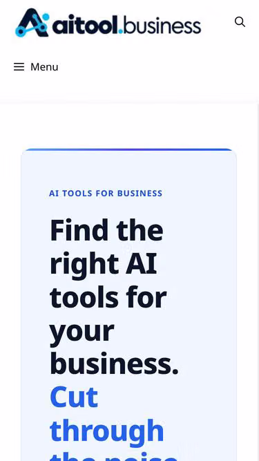 Screenshot of aitool.business
