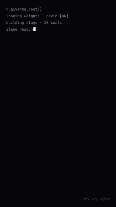 Screenshot of aiverse.lol