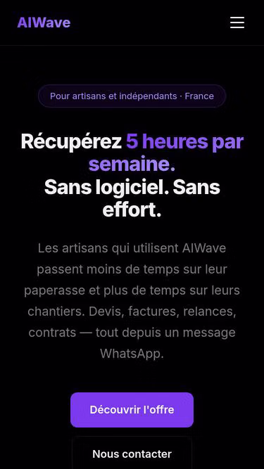 Screenshot of aiwave.agency