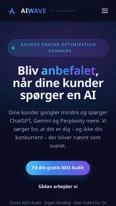 Screenshot of aiwave.dk