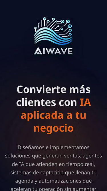 Screenshot of aiwave.es