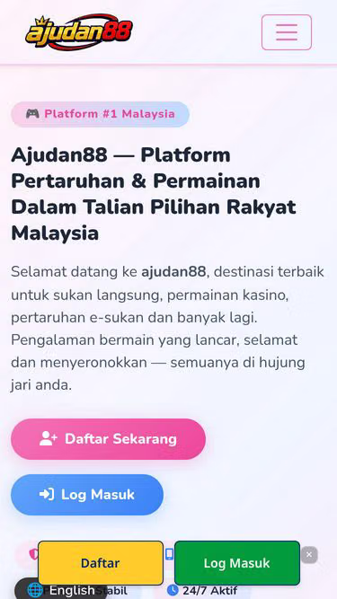 Screenshot of ajudan88.live