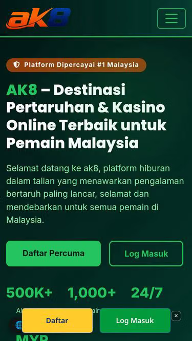 Screenshot of ak8.st