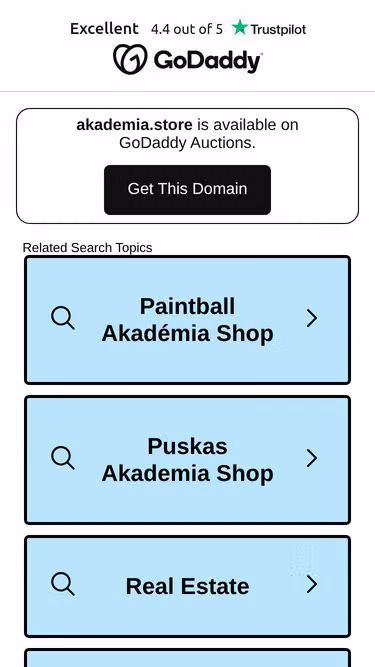 Screenshot of akademia.store