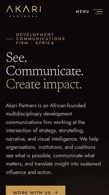 Screenshot of akari.partners
