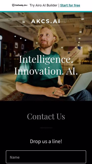 Screenshot of akcs.ai