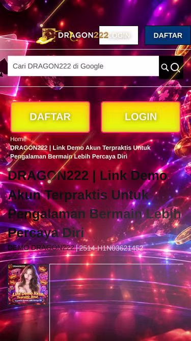 Screenshot of akundemo.xyz