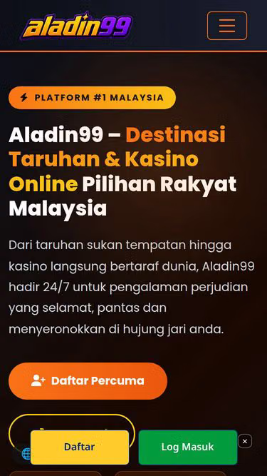 Screenshot of aladin99.top