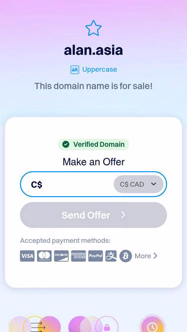 Screenshot of alan.asia