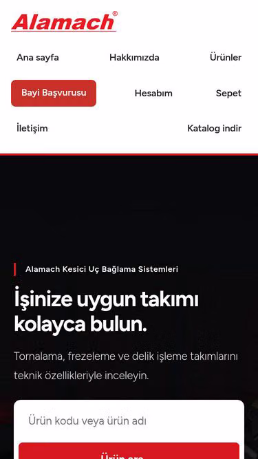 Screenshot of alcom.com.tr