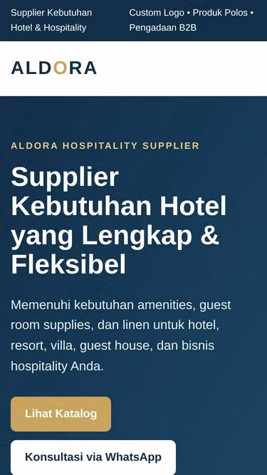 Screenshot of aldora.id
