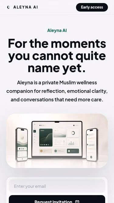 Screenshot of aleyna.ai