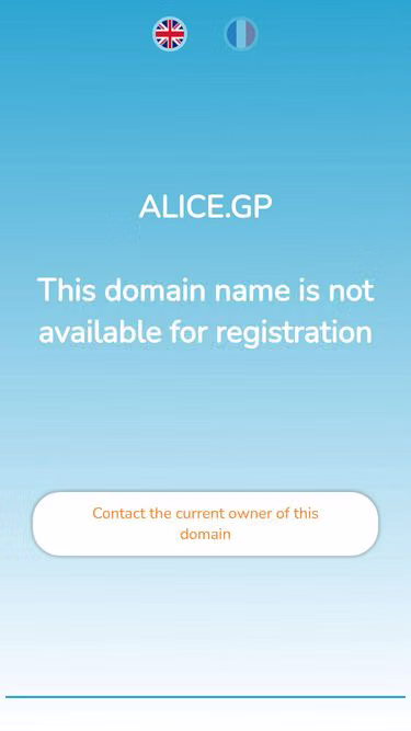 Screenshot of alice.gp