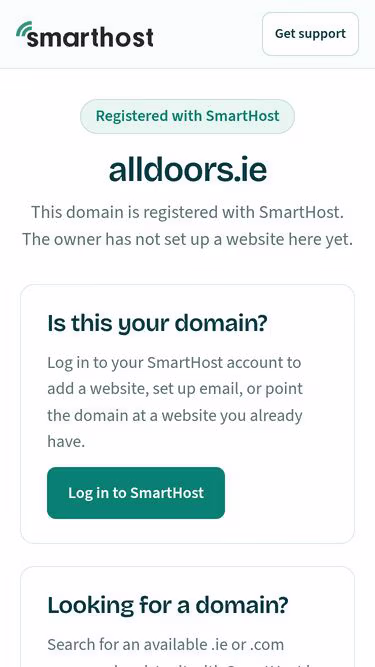 Screenshot of alldoors.ie