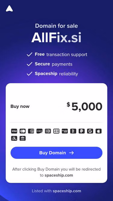 Screenshot of allfix.si
