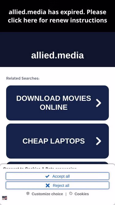 Screenshot of allied.media