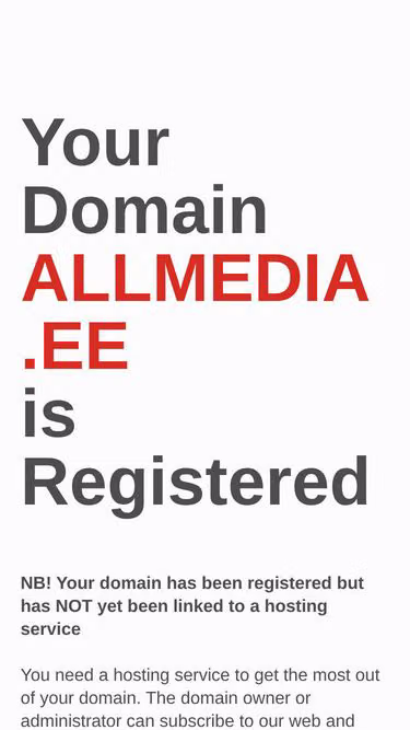 Screenshot of allmedia.ee