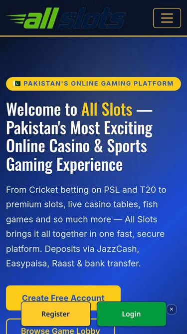 Screenshot of allslots.pro