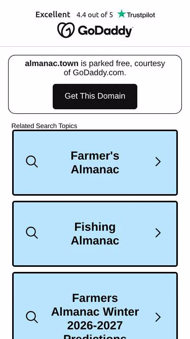 Screenshot of almanac.town