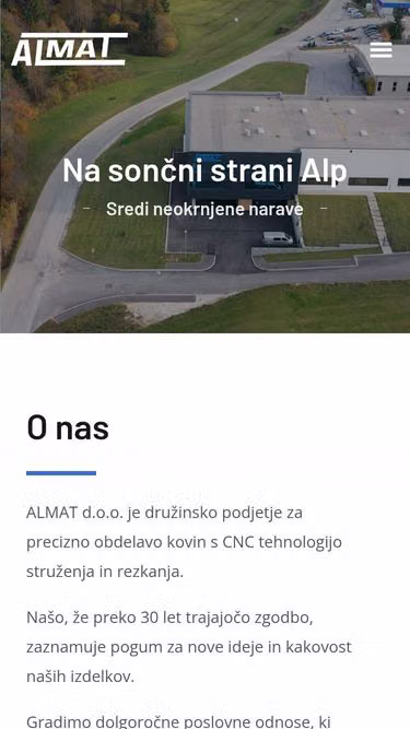Screenshot of almat.si