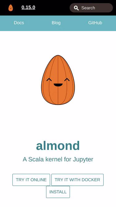 Screenshot of almond.sh