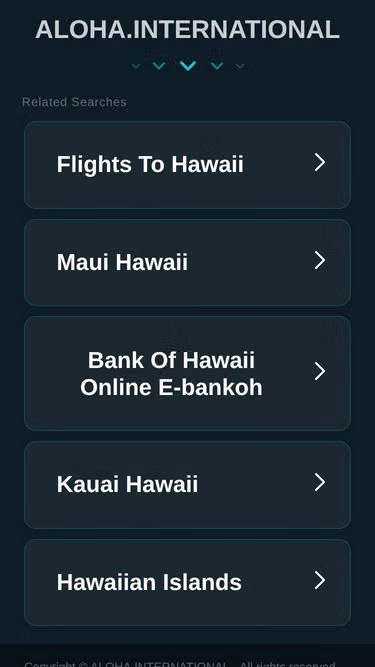 Screenshot of aloha.international