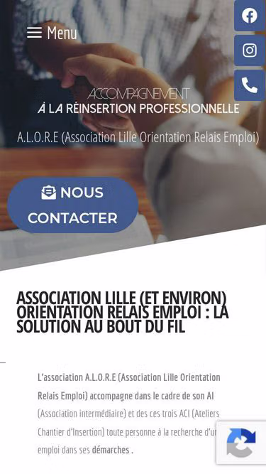 Screenshot of alore.fr