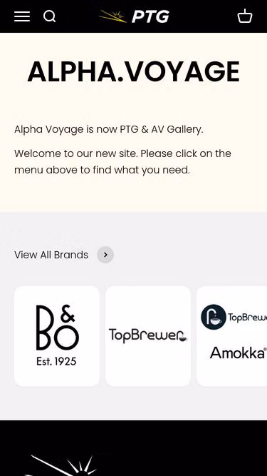 Screenshot of alpha.voyage