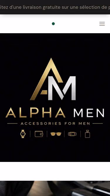Screenshot of alphamen.tn