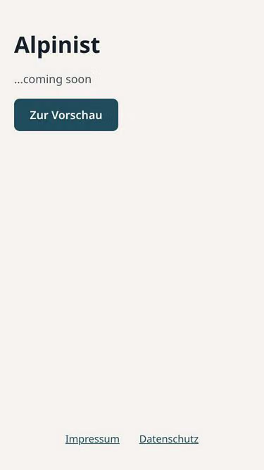 Screenshot of alpinist.guide
