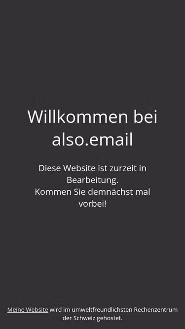 Screenshot of also.email