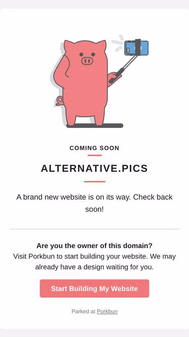 Screenshot of alternative.pics
