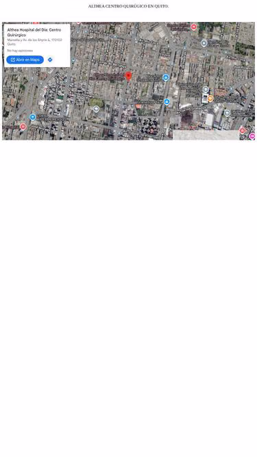 Screenshot of althea.com.ec