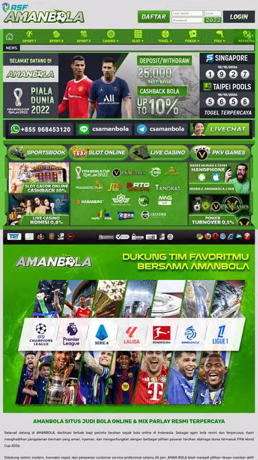 Screenshot of amanbola.win