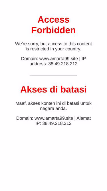 Screenshot of amarta99.site