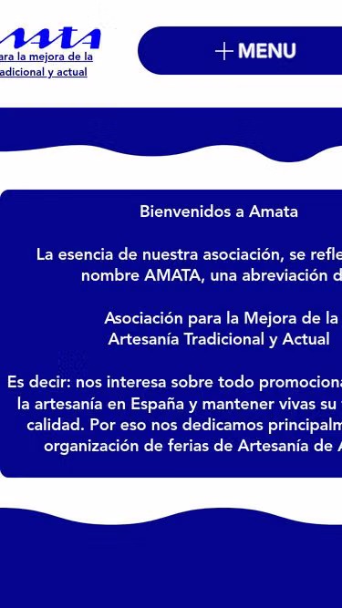 Screenshot of amata.es