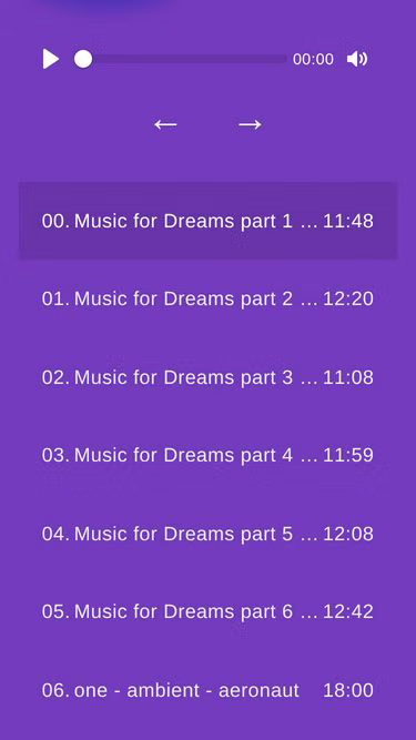 Screenshot of ambient.fyi