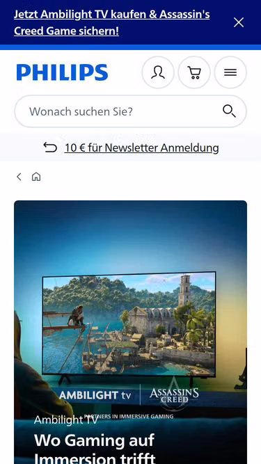 Screenshot of ambilight-tv.eu