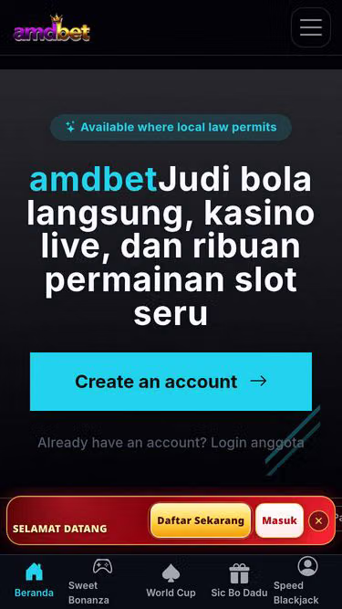 Screenshot of amdbet.app