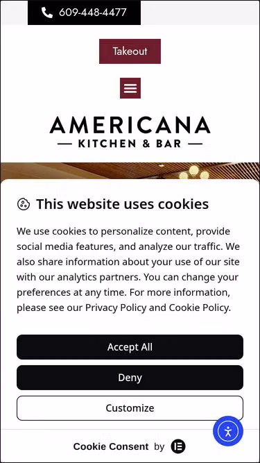 Screenshot of americana.bar