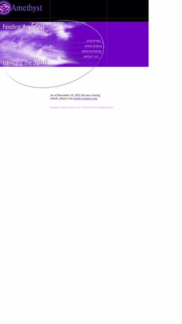 Screenshot of amethyst.cc