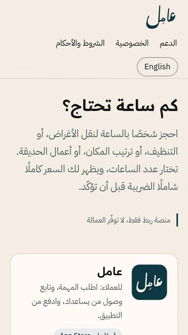 Screenshot of amil.sa