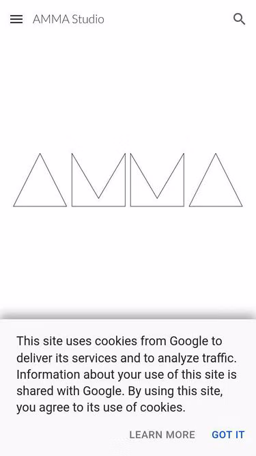 Screenshot of amma.studio