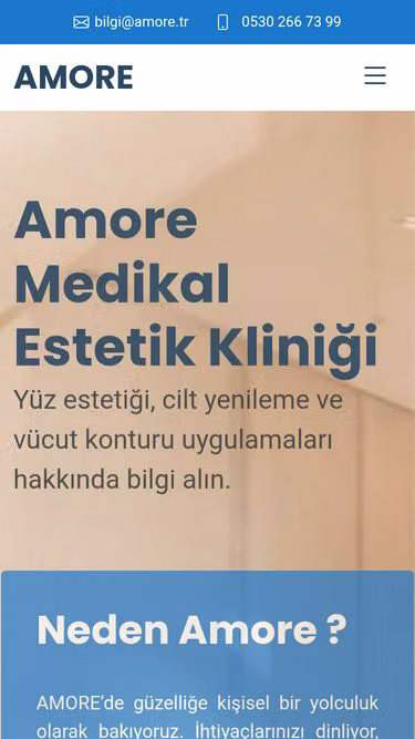 Screenshot of amore.tr