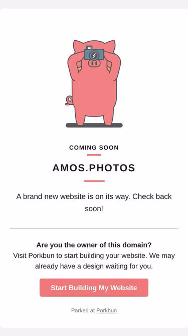 Screenshot of amos.photos