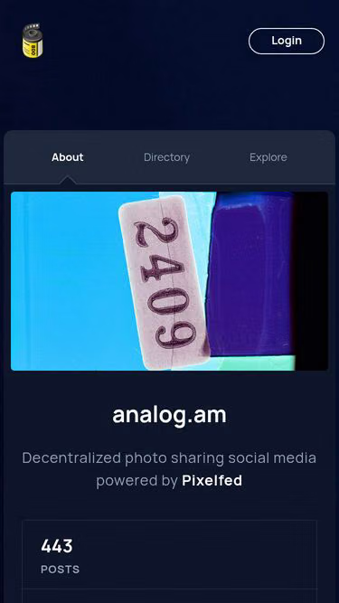 Screenshot of analog.am