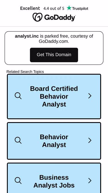 Screenshot of analyst.inc