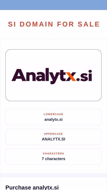 Screenshot of analytx.si